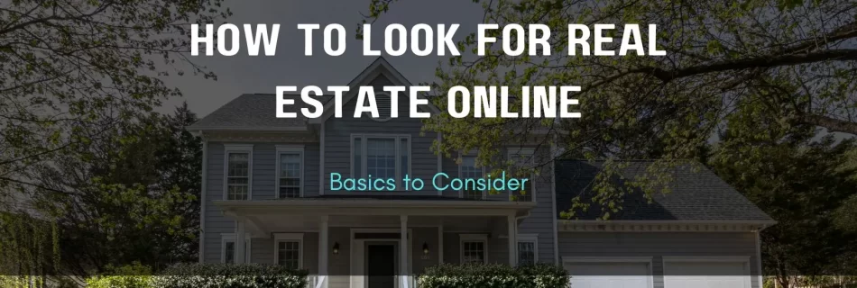 Looking for Real Estate Online